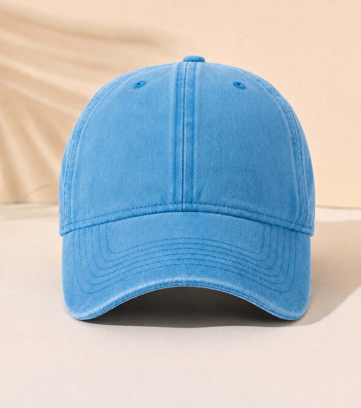 Acid Wash Style Denim Distressed Baseball Cap Unisex