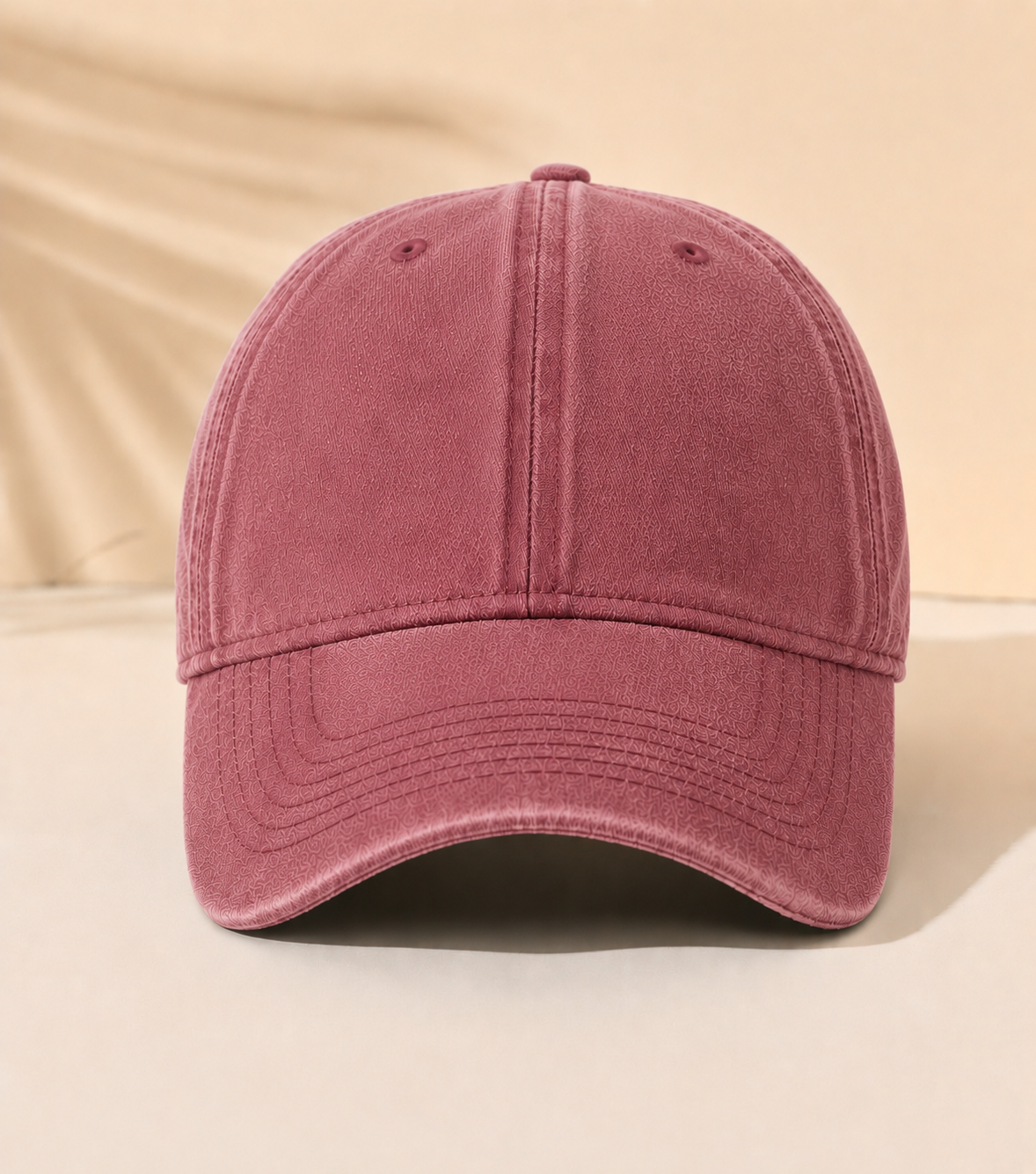 Acid Wash Style Denim Distressed Baseball Cap Unisex