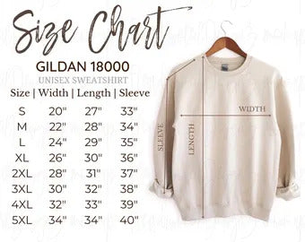 Adult Gildan Heavy Blend Crewneck Sweatshirt Unisex