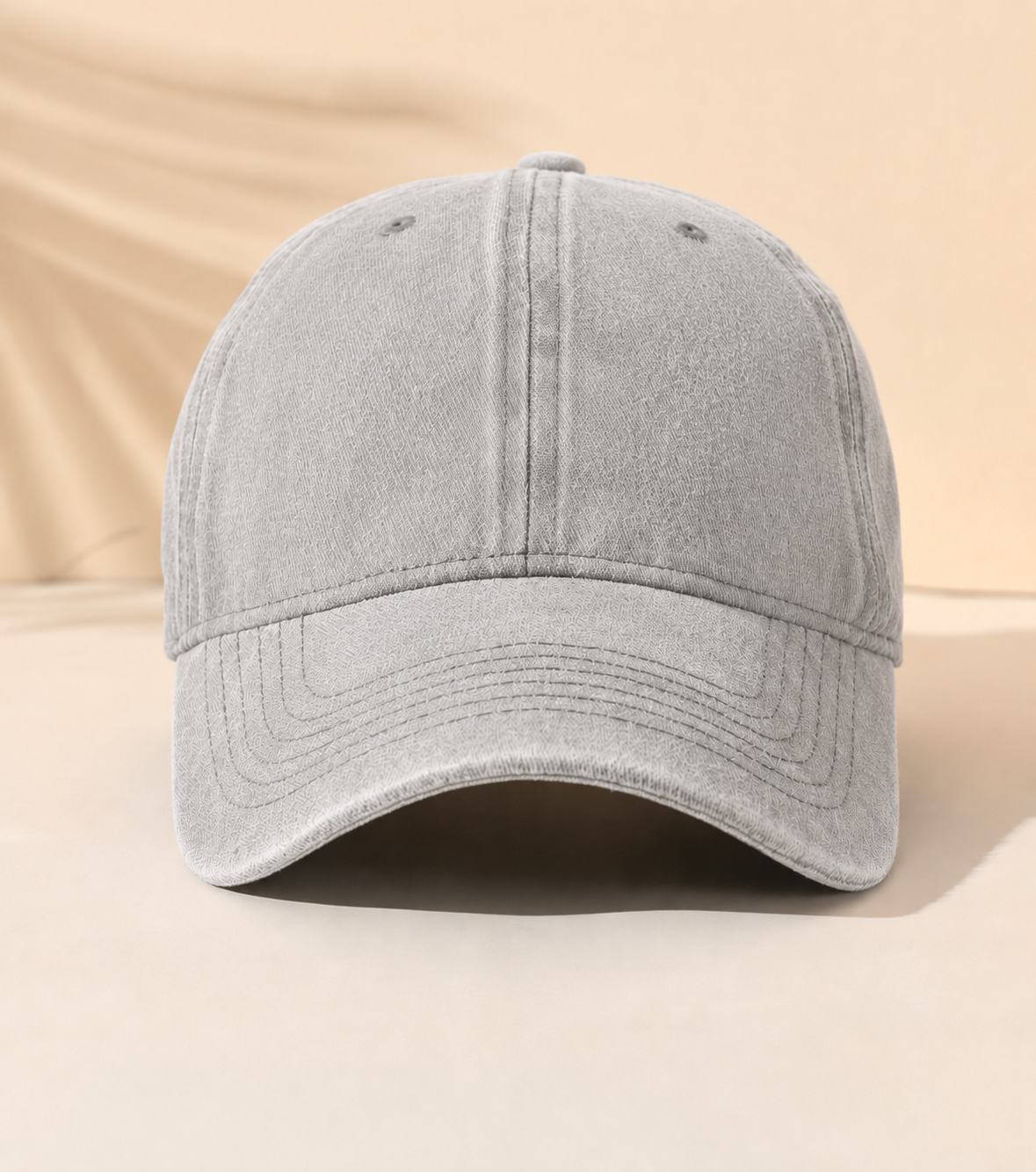 Acid Wash Style Denim Distressed Baseball Cap Unisex