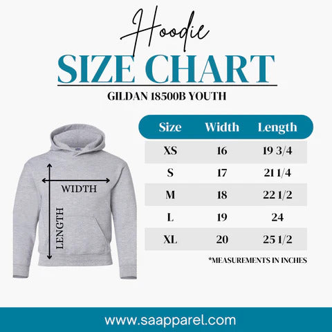 Youth Gildan Heavy Blend Hooded Sweatshirt Unisex